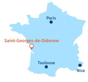 Location of Saint Georges de Didonne in France