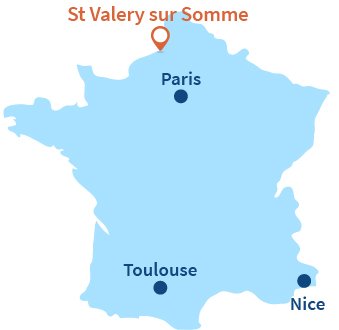 Localisation de Saint Valery sur Somme