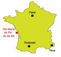 Location of Sainte Marie de Ré in France