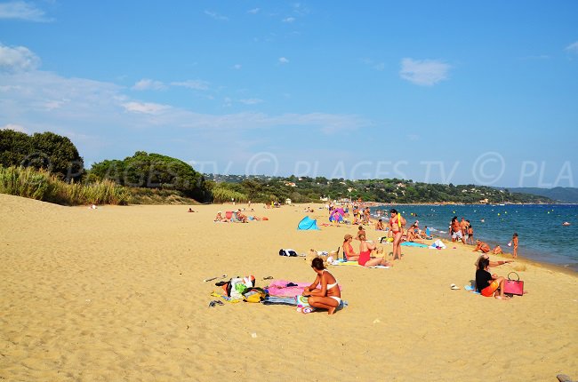 Beach in Cavalaire towards La Croix Valmer