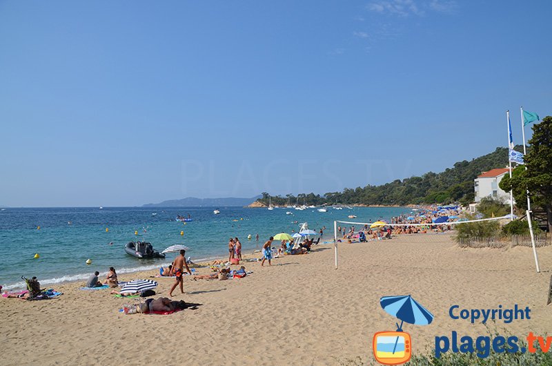 Plage de Cavalière entre Le Lavandou et le Cap Nègre