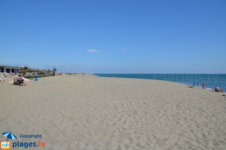 Plage principale de Torreilles