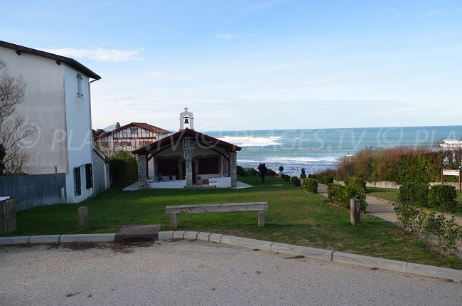 Chapelle de St Joseph à Bidart sur la plage de Parlementia