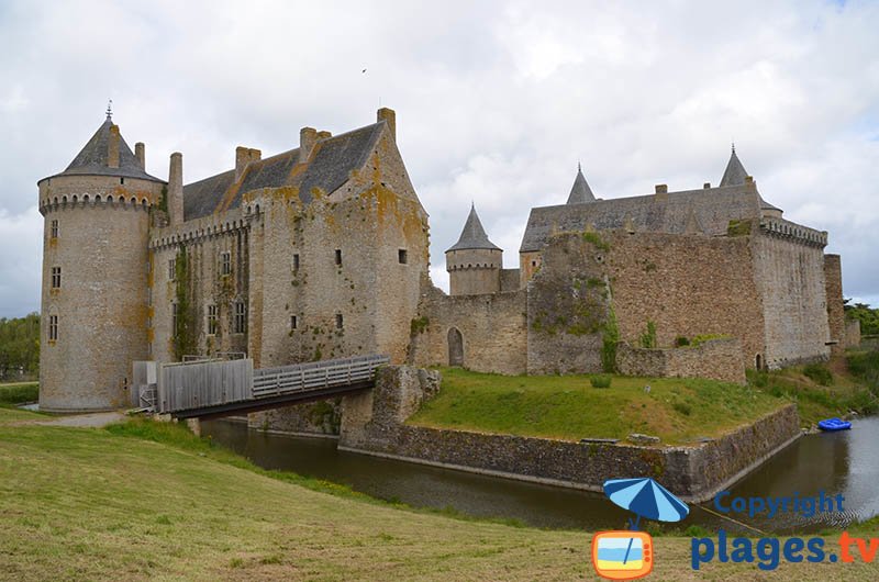 Chateau de Suscinio sur la presqu'ile de Rhuys dans le Morbihan