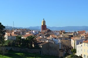 Seaside resort of Saint Tropez in France