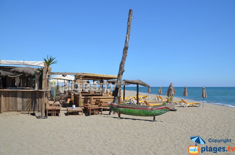 Plage privée au sud de Torreilles