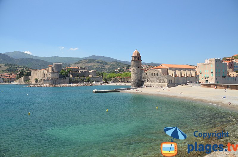 Baie de Collioure côté nord