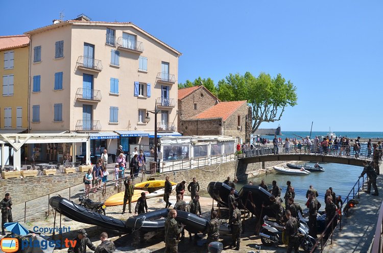 Training des Kommandos von Collioure