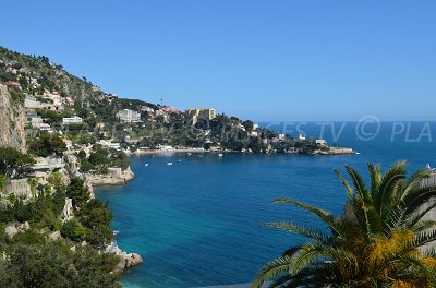 Beach of Cap d'Ail in France