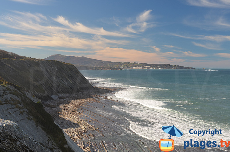 Sentier du littoral entre Hendaye et St Jean de Luz