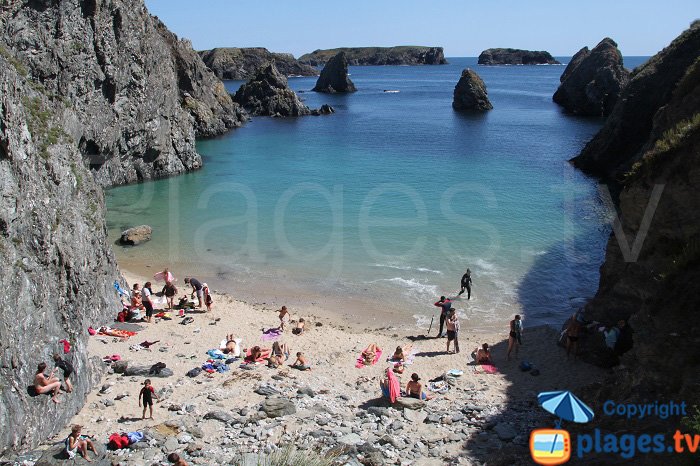 Wild coast in Belle Ile sur Mer - Piest's cove