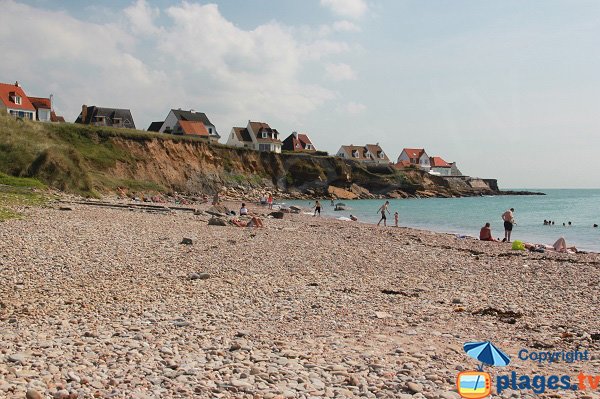 Cran de Noirda beach and view on Audresselles