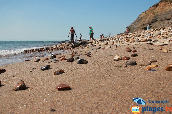 Sand beach in Cran du Noirda in Audresselles