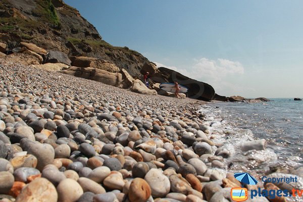 Galets sur la plage du Cran aux oeufs d'Audinghen