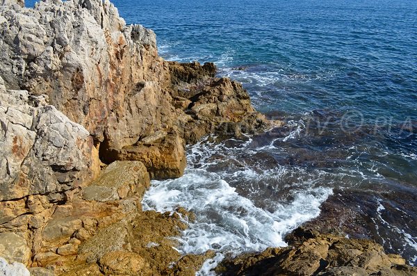 Les rochers du Cap d'Antibes