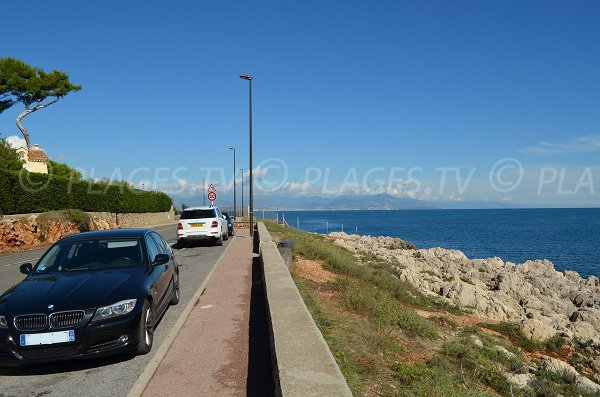 Parkplatz für die Bucht du Bacon