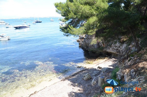 Batterie beach of Lérins island - Ste Marguerite