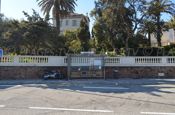 Bus stop Agay Baumette in Agay