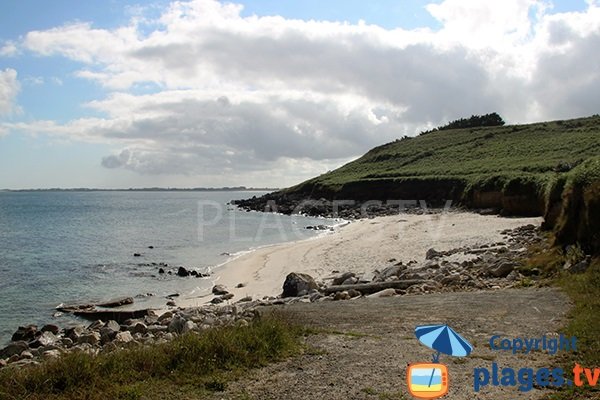 Photo de la crique de crique de Bezinog à Plouguerneau - Bretagne