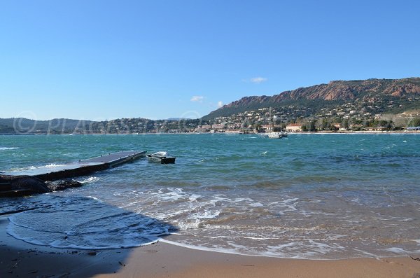 Brieux cove in Agay in France