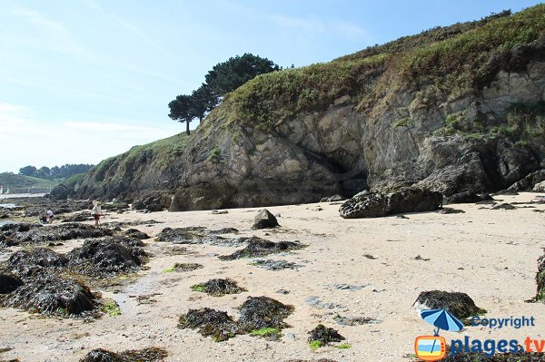 Bugul cove at low tide - Locmaria