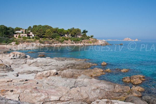 Cala d'Olivu avec vue sur Ile Rousse