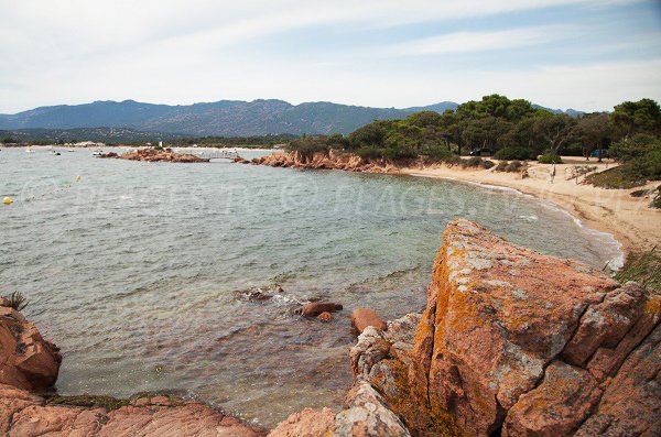 Vue sur le golfe de Porto Vecchio depuis la crique de Cala Rossa