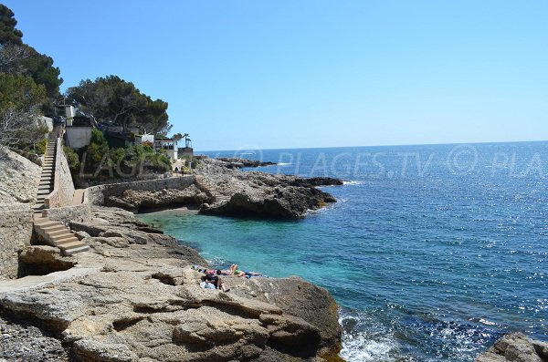 Rochers au Cap d'Ail