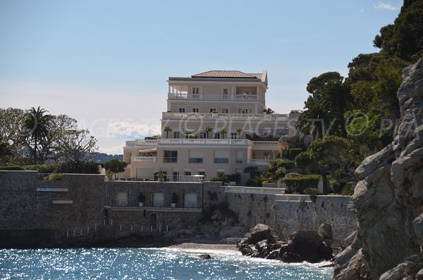 Beach of Cap Estel Hotel in  Eze