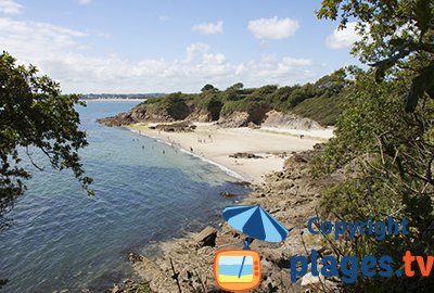 Cove in Concarneau in Brittany