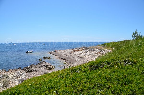 Crique de la pointe de la Convention sur les Iles de Lérins