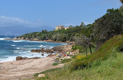 Cove of Coti Chiavari in Corsica