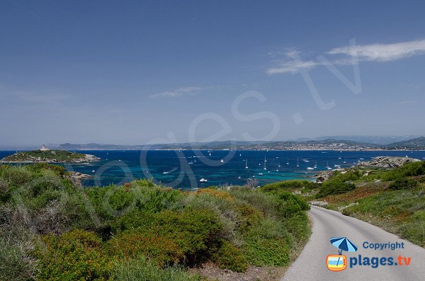 Bay of Sanary sur Mer from Embiez island