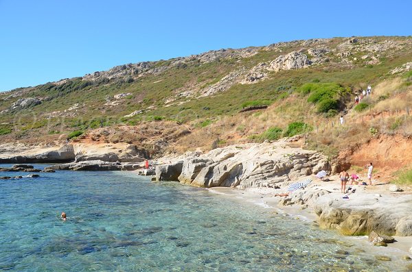 Bucht in der Nähe des Escalet-Parkplatzes in Ramatuelle