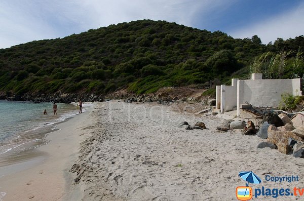 Plage de l'hôtel de la Parata à Ajaccio