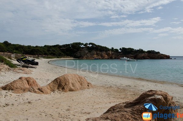 Cove of Furnellu - gulf of Figari in Corsica