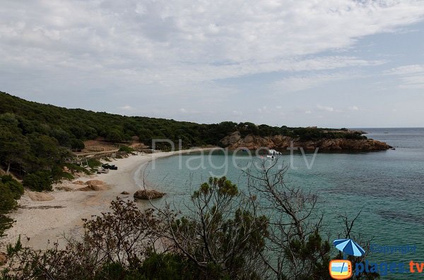 Foto della cala di Furnellu in Corsica