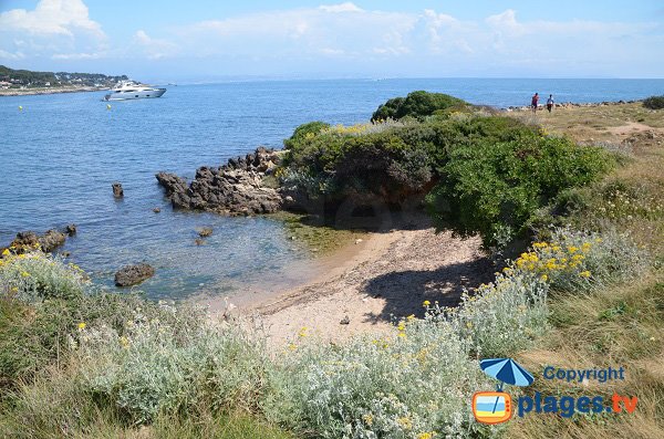 Foto della caletta della Garoupe - Cap d'Antibes