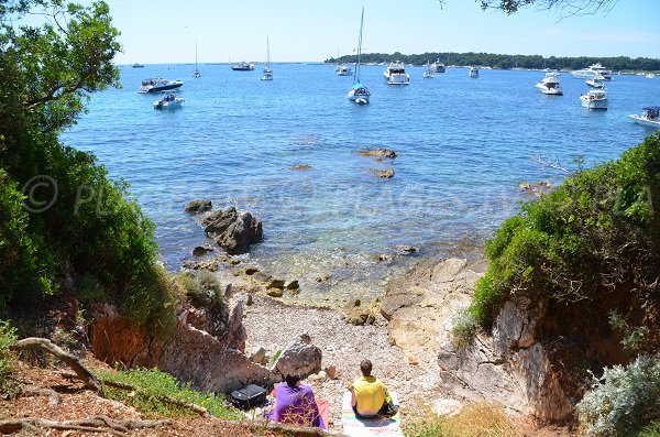 Small cove close to the private property of the Grand Jardin - Lerins