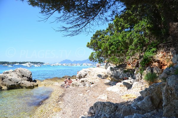 Crique du Grand Jardin sur les Iles de Lérins