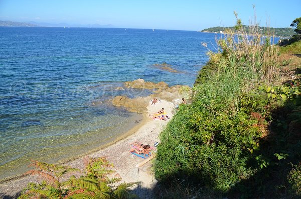 Photo de la crique des Graniers à Saint Tropez