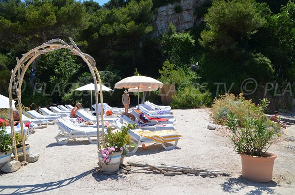 Private beach on the islands of Lérins - Sainte Marguerite