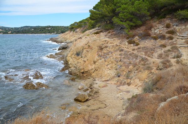 Foto vom Strand von Ilot du Crocodile in La Croix Valmer - Küstenweg