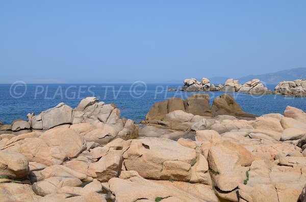 Plage au niveau de la pointe d'Isolella