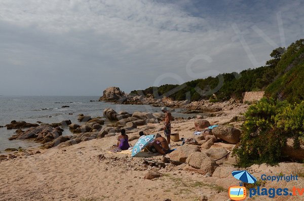 Cala sud d'Isolella in Corsica