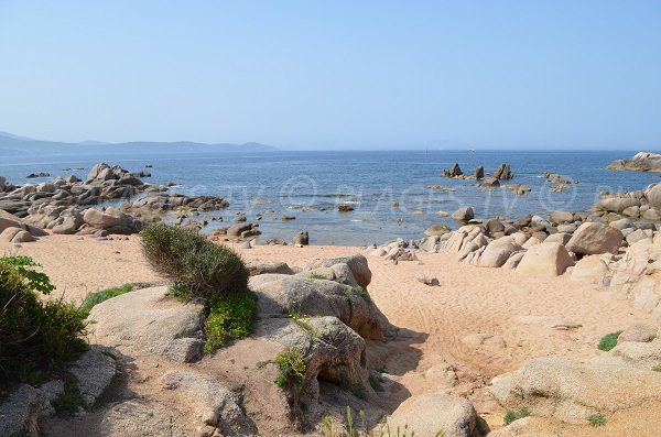 Foto della spiagette d'Isolella - Golfo di Ajaccio - Corsica