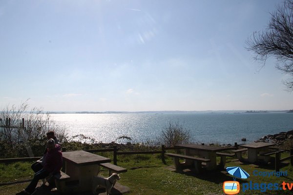 Picnic area near the exotic garden - Roscoff