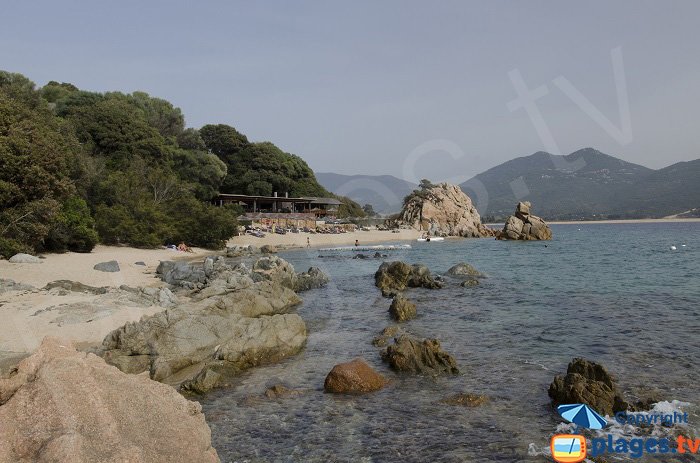 Crique de Marinca avec le golfe de Valinco