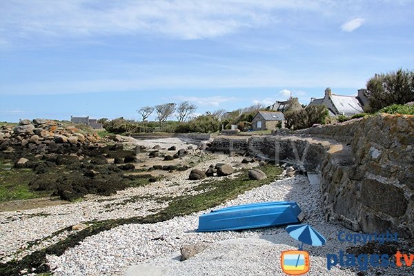 Photo de la crique de Mazou à Porspoder - Bretagne