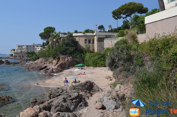 Photo de la crique de la Mirandole à Vallauris Golfe Juan